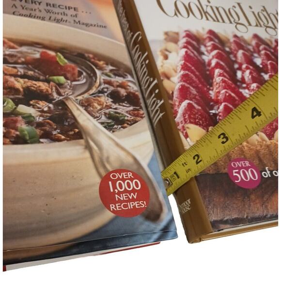 2 Cooking Light COOKBOOKS Hardcover Healthy BEST OF ANNUAL Big Book 1500 Recipes - Picture 15 of 15